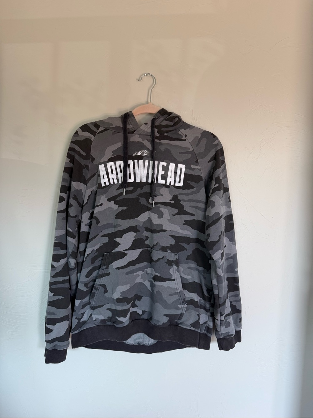 Under Armour Arrowhead Gray Camo Pullover Hoodie